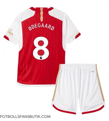 Arsenal Martin Odegaard #8 Replika Hemmatröja Barn 2023-24 Kortärmad (+ Korta byxor)